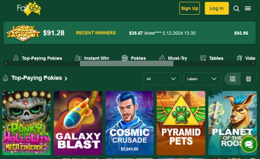 Fair Go Casino Australian-themed slot game in action
